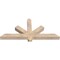 Ekena Millwork Kennewick Smooth Timber Gable Bracket, Douglas Fir, 48"W x 22"H x 3 1/2"D x 3 1/2"F, 11/12 Pitch GBW048X22X0404KEN00SDF - alternate 5